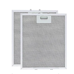 Cooker Hood Filters Metal Mesh Extractor Vent Filter 320X260mm Kitchens Hoods Oil Filter Range Hood Grease Anti Oil-Cotton Part
