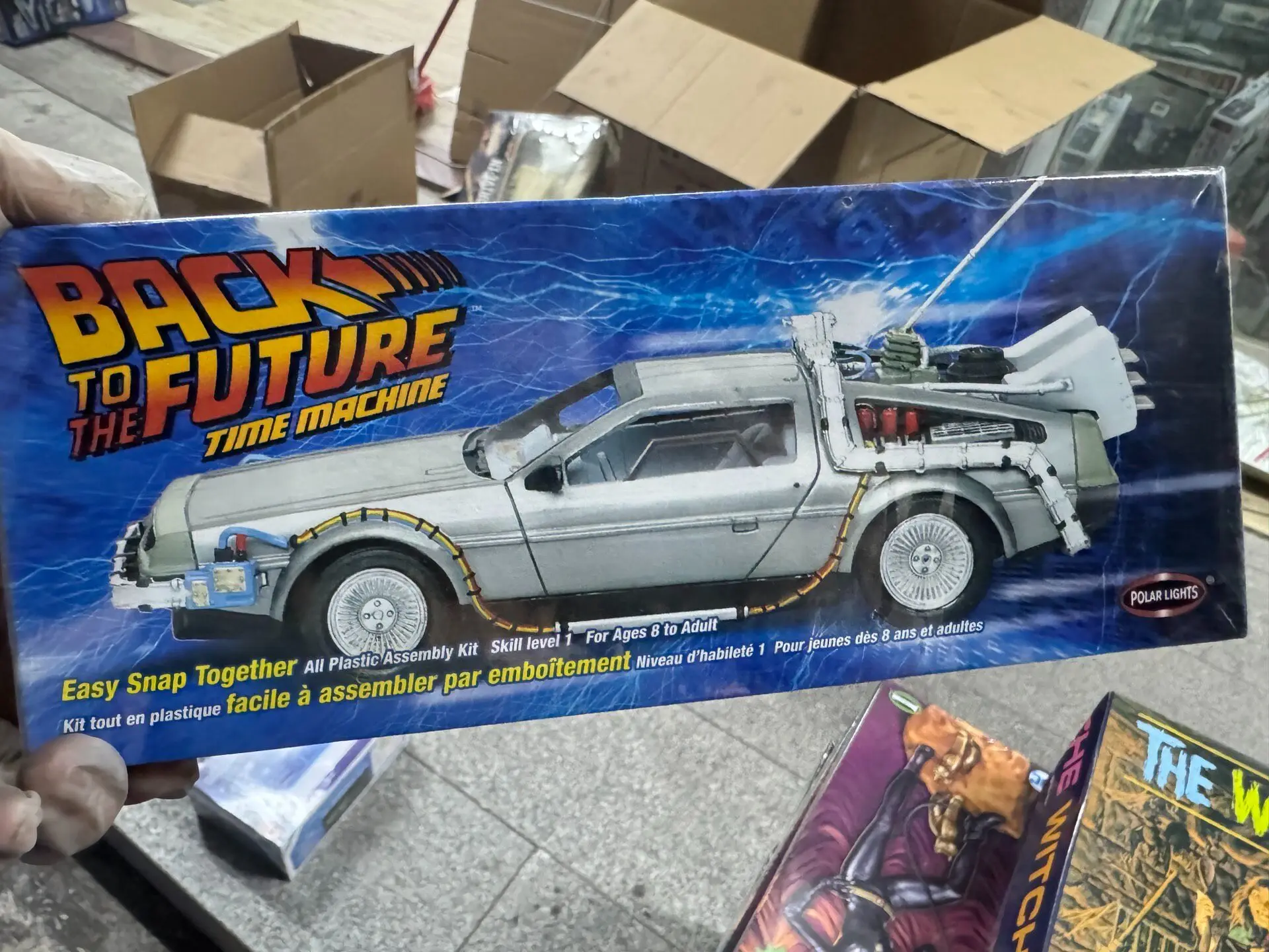 Amt 1/25 Scale Back To The Future Plastic Static Model Assembly