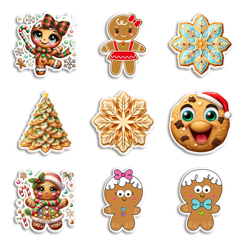 عيد الميلاد تصميم شجرة عيد الميلاد الزنجبيل رجل الراتنج مستو شفاف بريق الاكريليك فلاتباك لشارة القوس المفاتيح الديكور