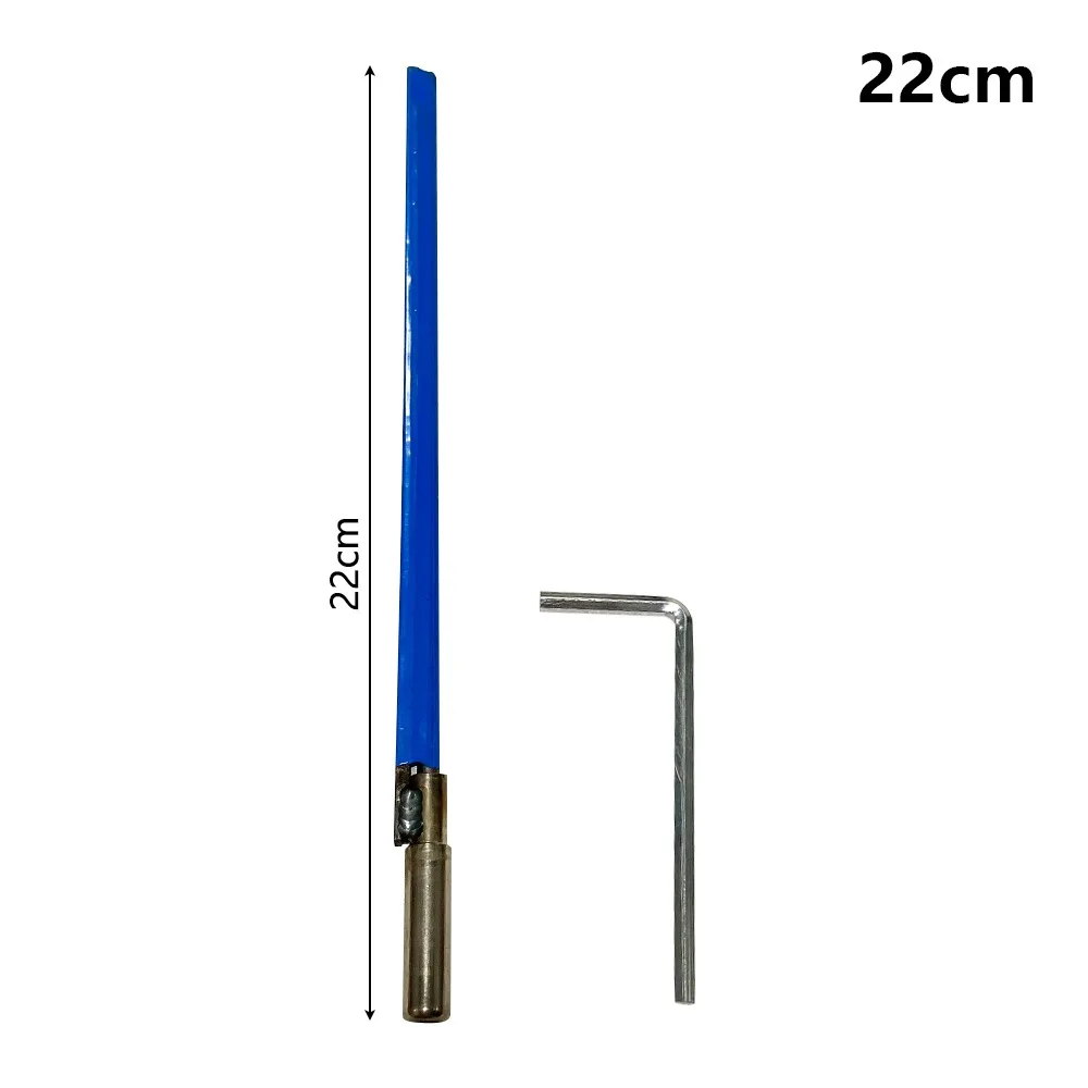 

1Set with Hex Wrench Guitar Truss Rod 22-63cm Metal Guitar Adjustment Bar Multi-specification Two-way Blue Adjustment Lever
