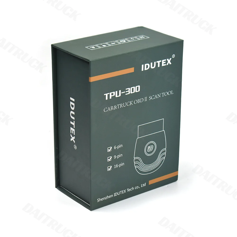 XTUNER Vpecker IDUTEX TPU300 For 12V Passenger Car Commercial Vehicle OBD2 6/9/16 Pin HD Heavy Duty TRUCK Car Diagnostic Tool