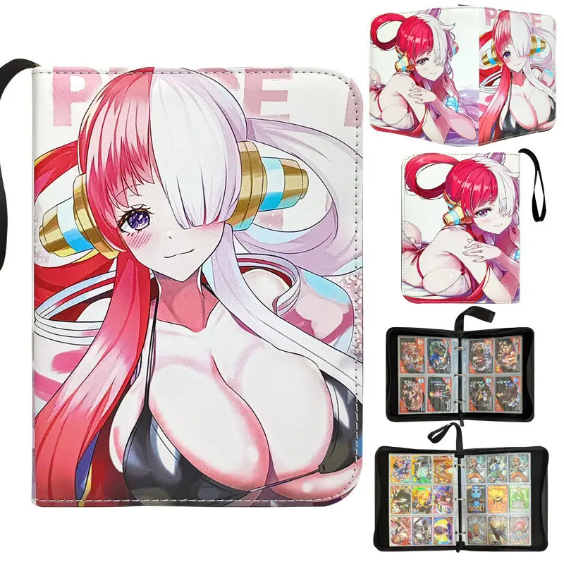 One Piece 900Pcs OPCG Cards Album Book Luffy Nami Zoro Anime Map Letter Holder Binder Action HD Protector Notebook Folder Gifts view 3