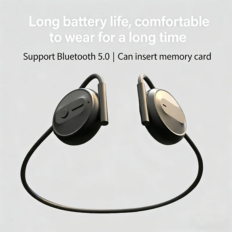 

Спортивные наушники с открытым ухом, Bluetooth 5.3, беспроводная гарнитура с 30-часовым временем работы