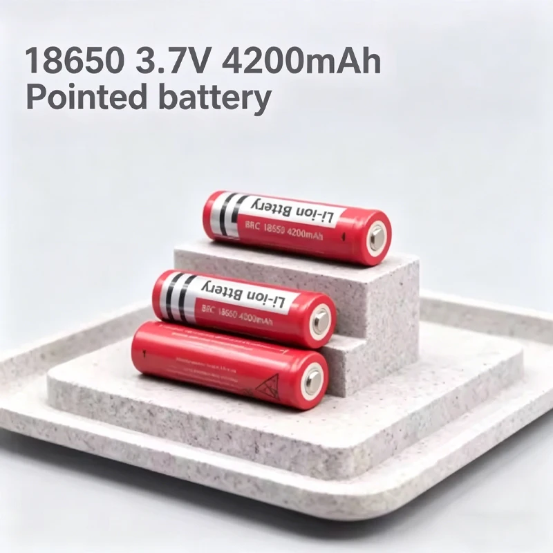 

wholesale price High Capacity 18650 rechargeable lithium-ion battery 3.7V 4200mAh suitable for LED flashlights, headlights
