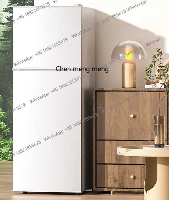First-class energy efficiency, for small rentals in household dormitories, power-saving office double-door refrigerators