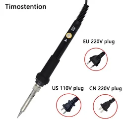 Internal heat adjustable temperature electric soldering iron EU 220V household durable small solder gun US 110V welding tools