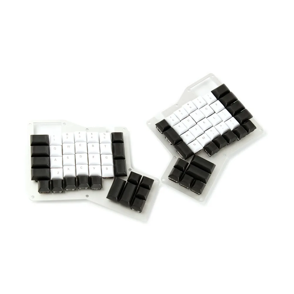 YMDK DSA Profile PBT Top Print Blank Keycap Set For Ergo Ergodox Planck Preonic Lily 58 Keyboard