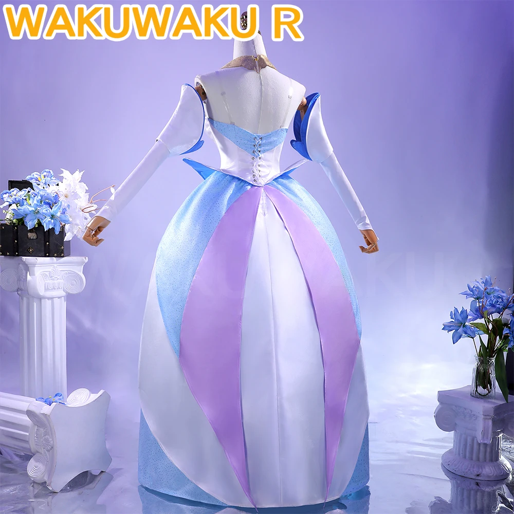 أزياء غينيفير التأثيرية أنيمي 【S-3XL】WakuWaku-R فستان سهرة نسائي فرسان غينيفير كوسبلاي للهالوين مقاس كبير