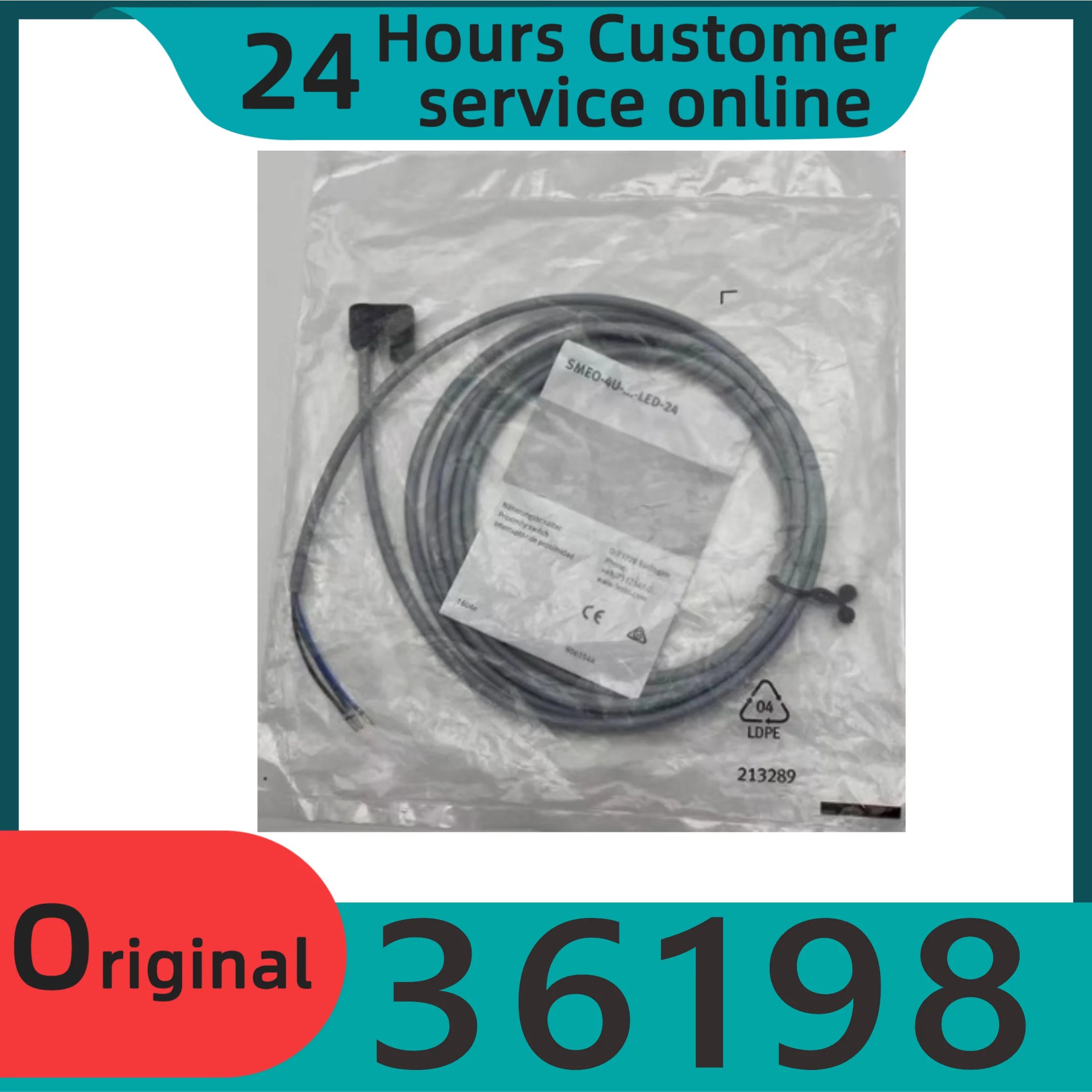 

Совершенно новый оригинальный магнитный переключательSMEO-4U-K-LED-24 36198