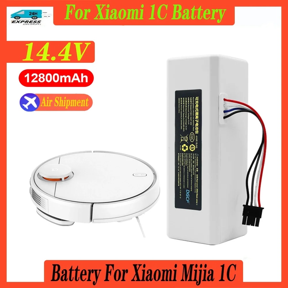 For Xiaomi Robot Battery 6500mAh 1C P1904-4S1P-MM Mijia Mi Vacuum Cleaner Sweeping Mopping Robot Replacement Battery