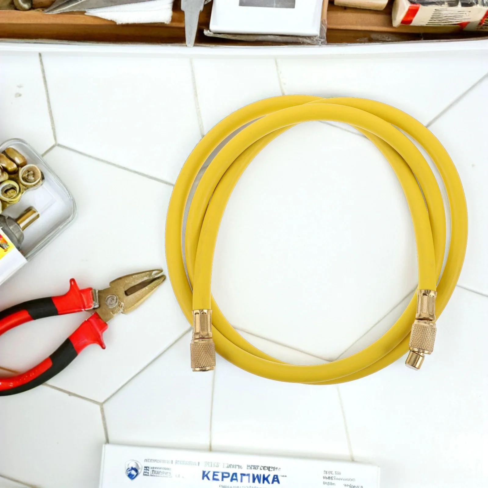 

Автомобильный шланг хладагента для кондиционера, мягкая гибкая зарядная трубка, шланг для заправки хладагента Hvac, авто домашний воздух