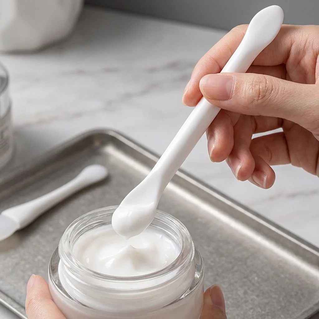 Silicone Facial Mask Brush Dual Use Fish Tail Mud Mask Spatula Soft Head Face Skin Care Smearing Tool For Home Beauty Salon Dail view 4