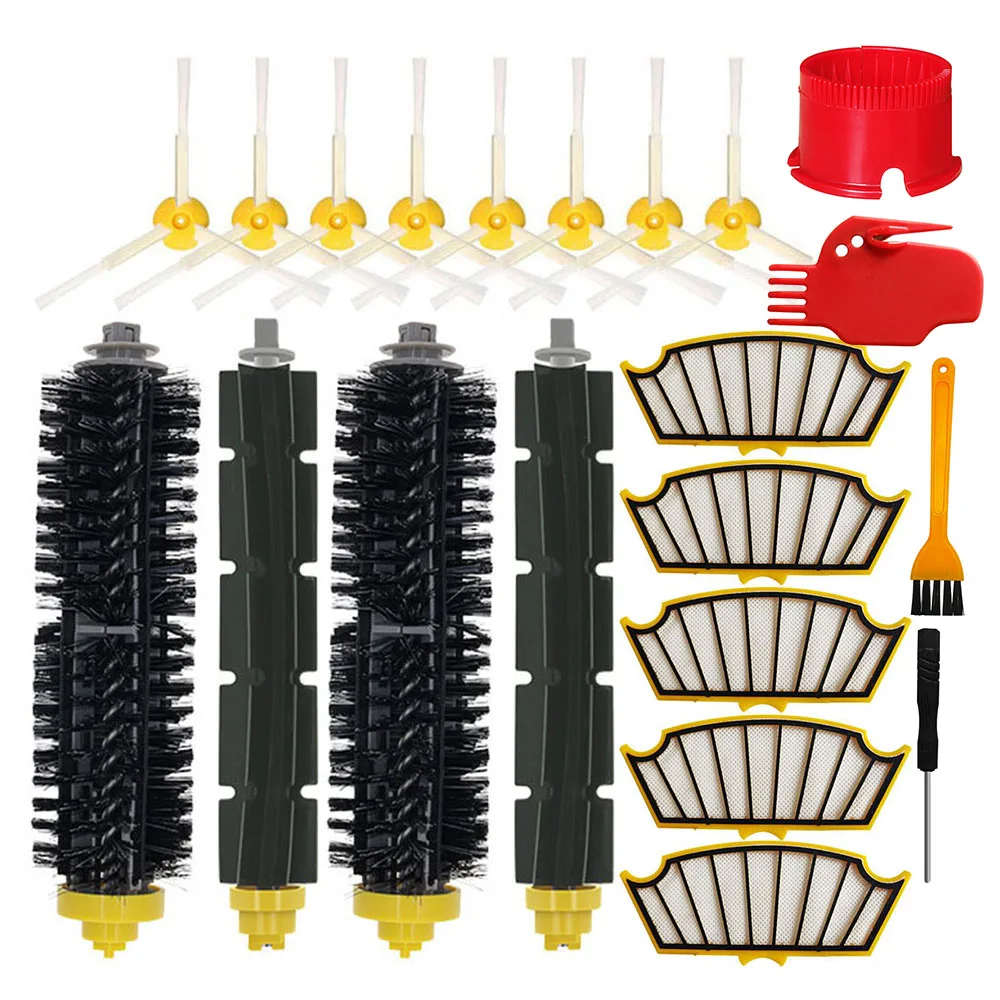 HEPA Filter Dust Box Main Side Brushes For iRobot Roomba 500 Series 527 530 535 550 551 560 570 580 52708 Vacuum Cleaner Parts