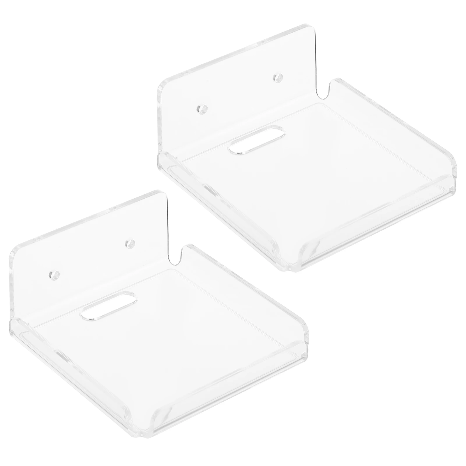 

2 Pcs Camera Bracket Wall Mount Shelf Monitor Holder for Security Cameras Shelving Brackets