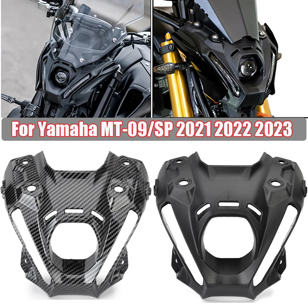 For Yamaha MT-09 MT09 SP 2021 2022 2023 Front Headlight Guard Headlamp Mask Cover Fairing Cowl Protector Motorcycle