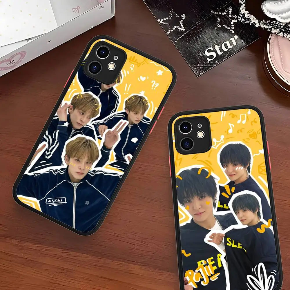 

Korean Boy Band T-treasureS Phone Case For IPhone 16e 15 14 13 12 11 Pro Max Plus X XS MAX Candy Color Matte Cover