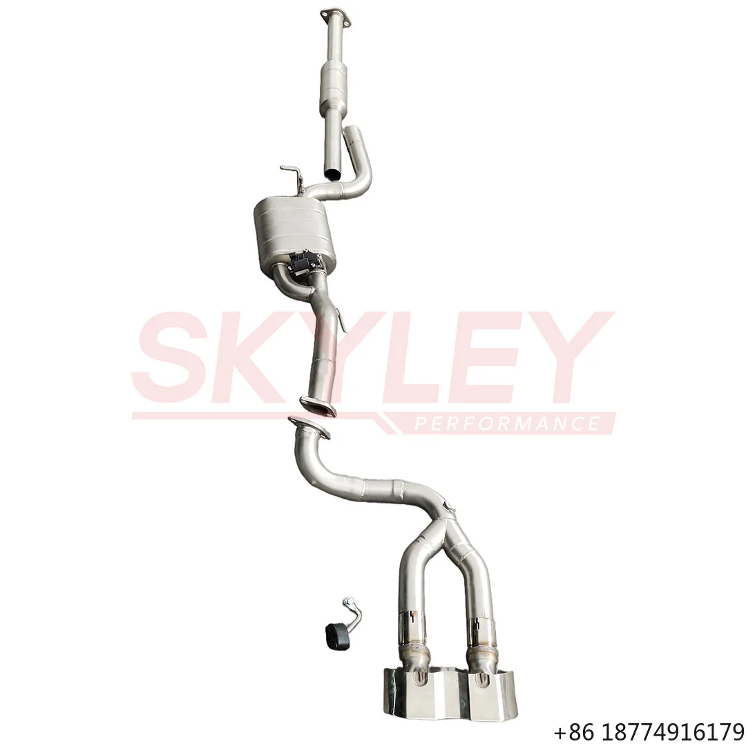 

Stainless Steel Exhaust Pipe Valved for 1.5t 2015-2018 St Style Muffler Catback Auto Parts