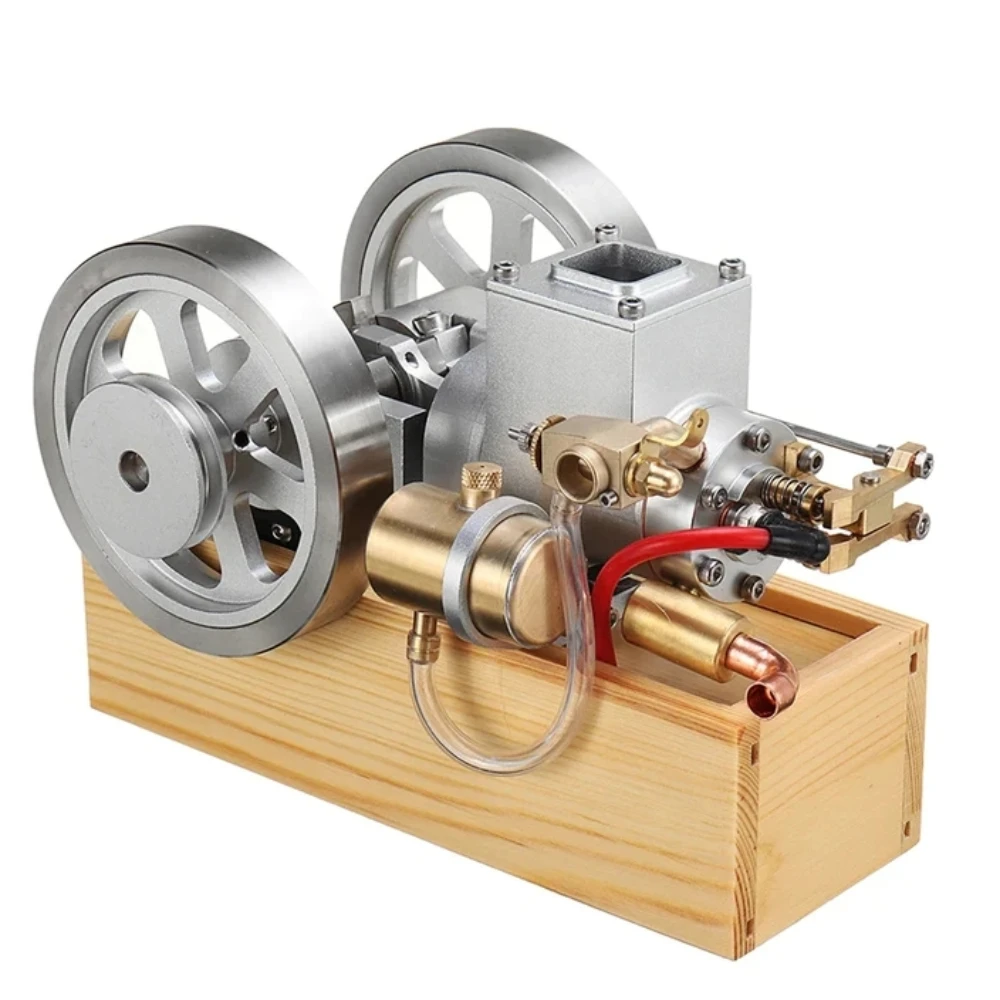 M93 Engine Horizontal Water-Cooled Engine Model Mini Upgrade Hit and Miss-Hit Internal Combustion Engine RPM Adjustable Toy
