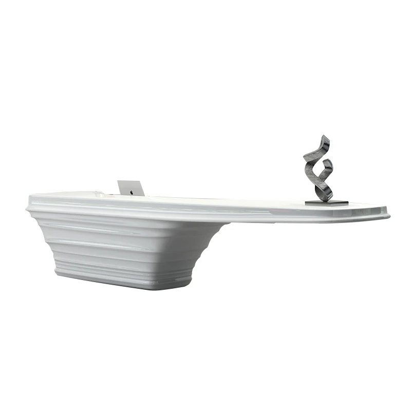 

Special-shaped Paint Front Reception Desk Company Beauty Salon Reception Desk White Cashier Counter Simple Modern Bar Furniture
