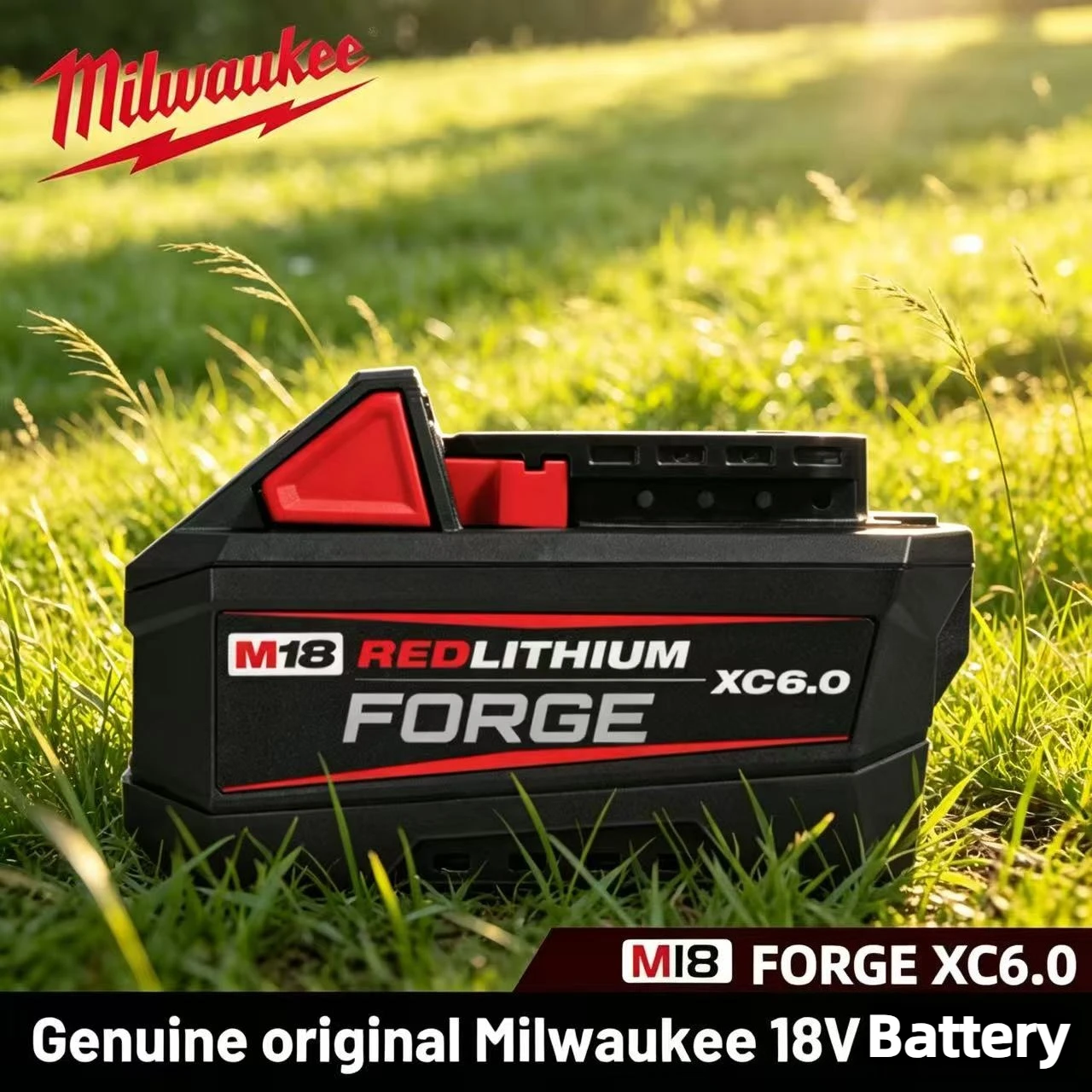 

Milwaukee 18V Tool Rechargeable Battery 6A Charger Full M18™ System Compatibility - Works with 300+ tools and all M18™ chargers