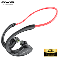 Awei A880BL Wireless Bluetooth Headset Gaming Earphones Neckband Open Ear Sports Headphones EarHook for Cycling Running with NFC