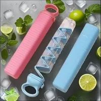 Household Ice Making Molds Durable Press Ice Cube Tray Fast Freeze Silicone Mold Refrigerator Reusable Kitchen Bar Ice Cube Mold