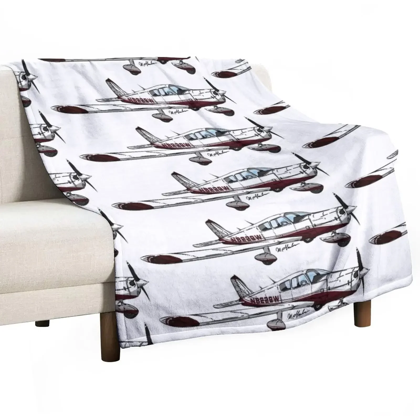 Piper Cherokee N8229W Throw Blanket heavy to sleep Sofa Throw Stuffeds Vintage Blankets