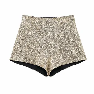 Women's sequins' women for women 2024 fall shorts casual shorts woman fashion streetwear short pants 10 Main Sales Women's Bermuda - №5