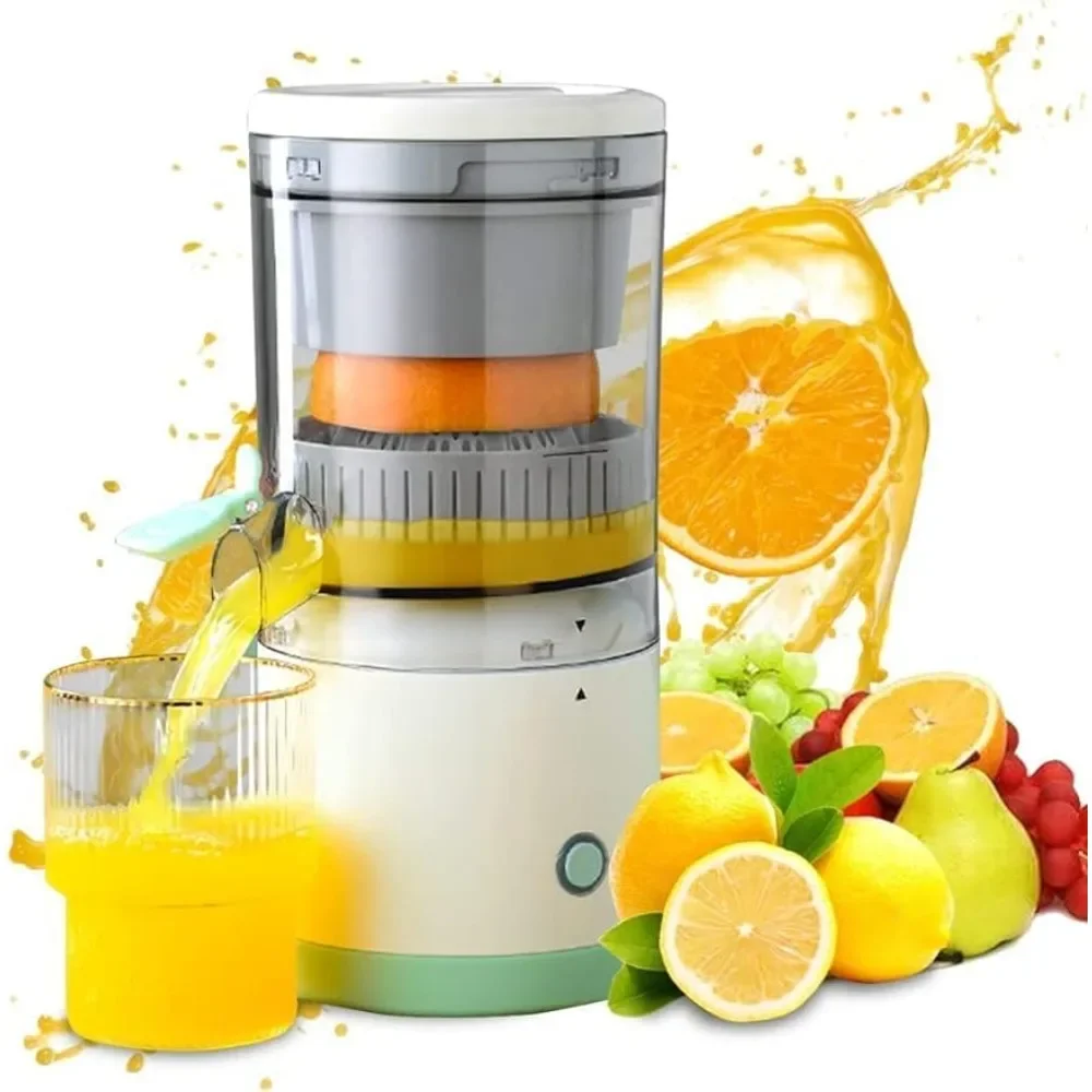 

Electric Juicer Rechargeable - Citrus Juicer Machines with USB and Cleaning Brush Portable Juicer for Orange, Lemon, Grapefruit