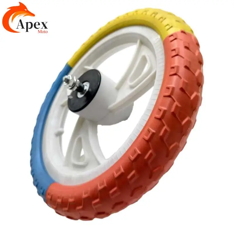 20135454812 Inch Plastic Wheel Balance Bike Foam Wheel Front and Rear  Solid Plastic Wheel PU Tire Children's Balance Bike Wheel