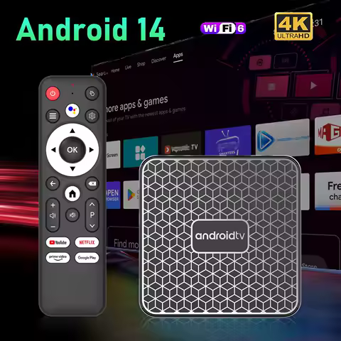 Android 14 TV Box Mortal T1 Mini TV Box 2GB 16GB 4K HDR Video Smart TV Box Wifi 6 BT5.X Media player Set Top Box