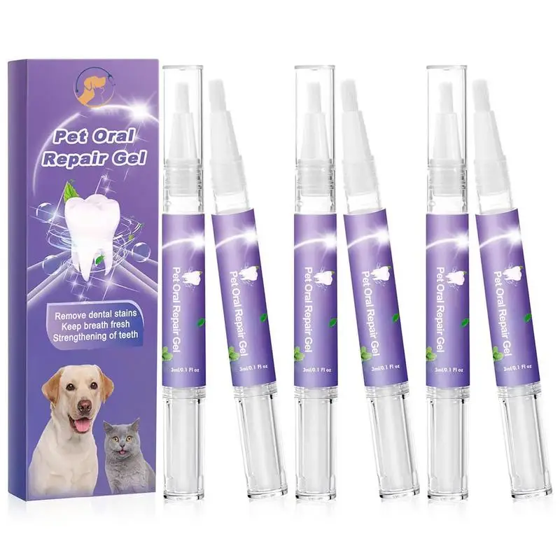 Pet Oral Repair Gel Dog Teeth Cleaning Toothpaste Gel Tooth Repair Brushing Cleaner Eliminate Bad Breath Dog Oral Care Supplies