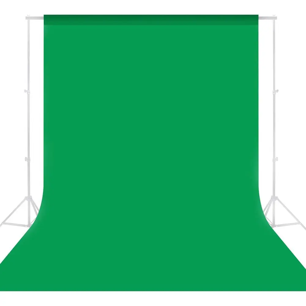 Fotostudio Grüner Weißer Schwarzer Glatter Fotografie-Hintergrund Chromakey Backdrop Tuch Leinwand