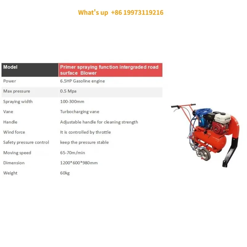 2026 Hand Push Road Marking Primer Machine Waterproof Coating Spraying Bottom Oil Measuring