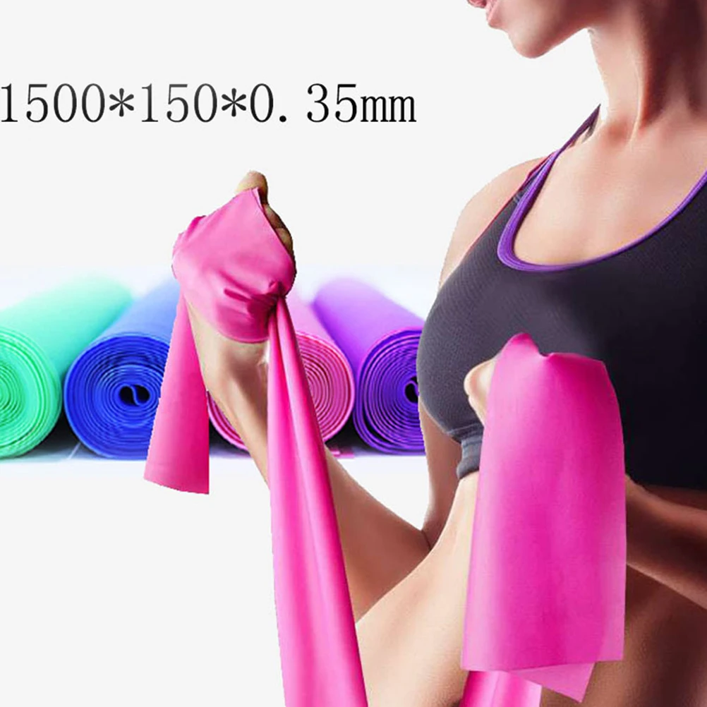 

3pcs Stretch Fitness Bands Elastic Resistance Exercise Strength Training Gym Workout Bands For Yoga Physical Therapy