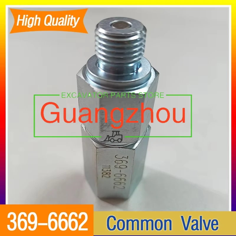 

for 330D E336D C9 Diesel Oil Return Pressure Valve 3696662 Check Valve 369-6662 Excavator Engine Accessories