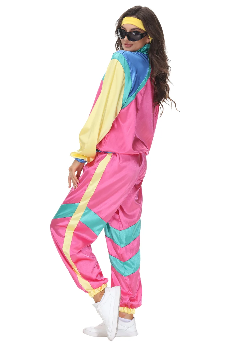 Koppels Hippie Kostuums Mannelijke Vrouwen Carnaval Halloween Vintage Party 70S 80S Rock Disco Kleding Pak Cosplay Outfits