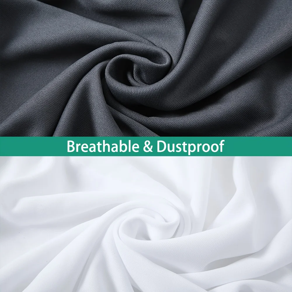 تنورة سرير قابلة للتمدد بتصميم غير قابل للانزلاق، بديلة لغطاء السرير فائقة النعومة، قابلة للغسل في الغسالة لغرفة النوم وغرفة المعيشة