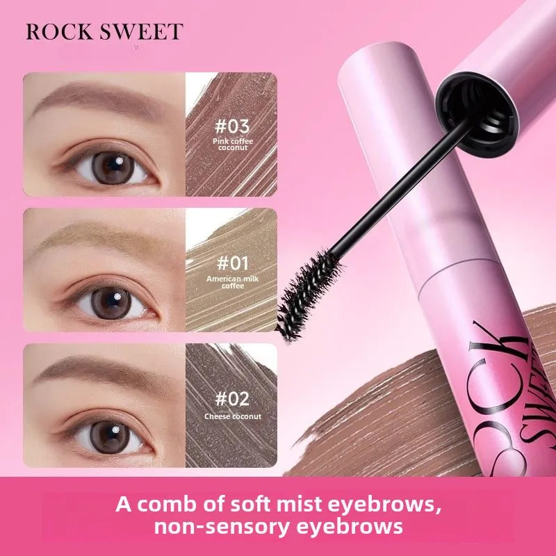 ROCK SWEET eyebrow dye lasting waterproof and sweat-proof natural three-dimensional wild eyebrow pencil