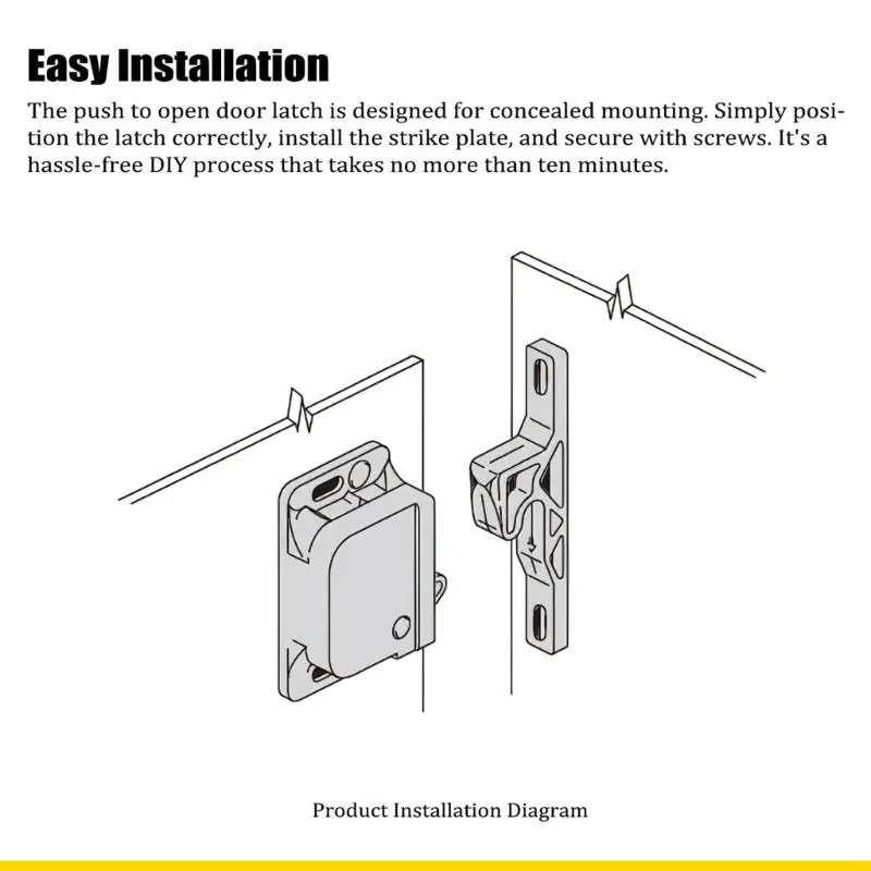 SZCH Drawer Latchs and Catches Cabinet Door Replacement Latchs Compatible for Camper Motor Trailer Home Office Cabinet Drawer