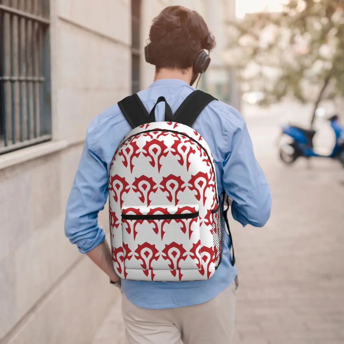 

World Of Warcraft Logo Backpack Boys Girls BookBag Children School Bag Laptop Shoulder Bags for Men Women