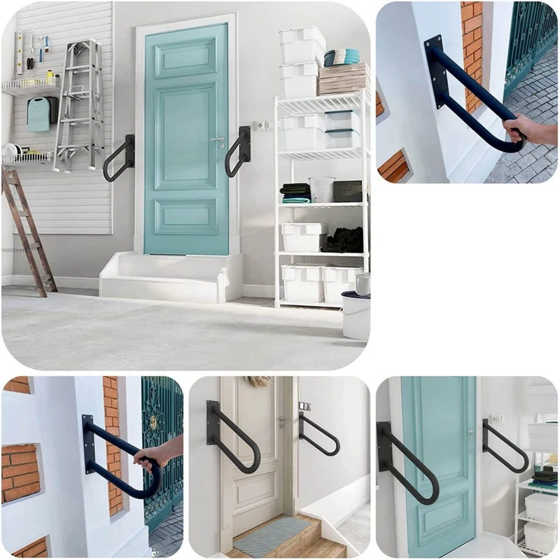 1Pcs Durable Stainless Steel Fixed Bracket Practical Stair Bathroom Wall Brackets