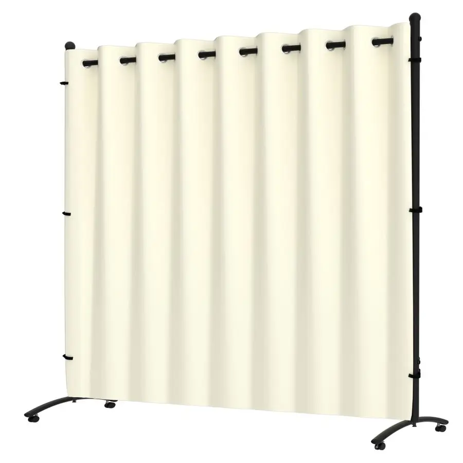 

Divider, Curtain Privacy Screen with 360Lockable Wheels 6FT Portable Room Divider Panel Freestanding Partition Divider Screen fo