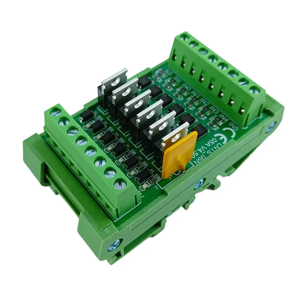

1 шт. 6-канальный ПЛК постоянного тока, плата усилителя LNTS-06N, модель 5A, 12/24 В постоянного тока, выход NPN, модуль промышленного контроллера, детали электроинструментов