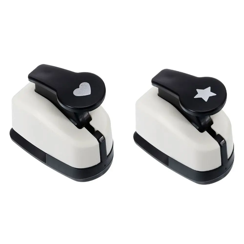 ใหม่พลาสติก ABS Heart Hole Punch DIY กระดาษตัด Scrapbooking กระดาษ Shaper เครื่องตัด 9/16/25mm Handmade Craft Hole Punch เด็ก