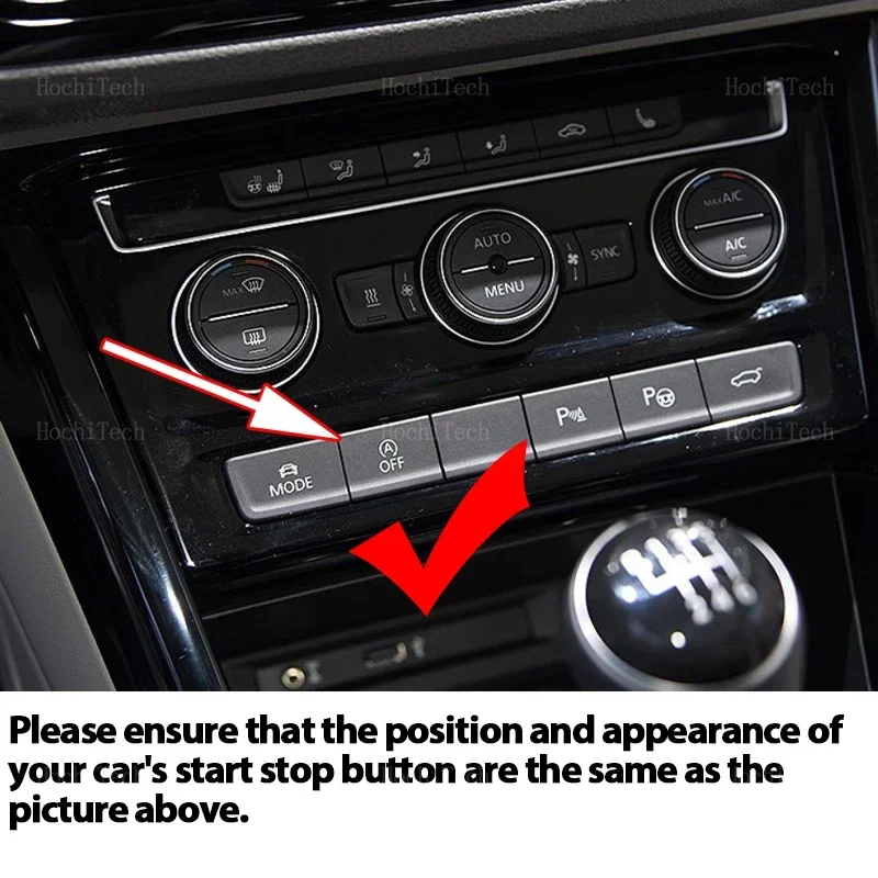 لفولكس واجن فولكس فاجن توران 5T 2016-2022 التلقائي وقف بدء نظام المحرك قبالة جهاز التحكم الاستشعار التوصيل وقف إلغاء #2