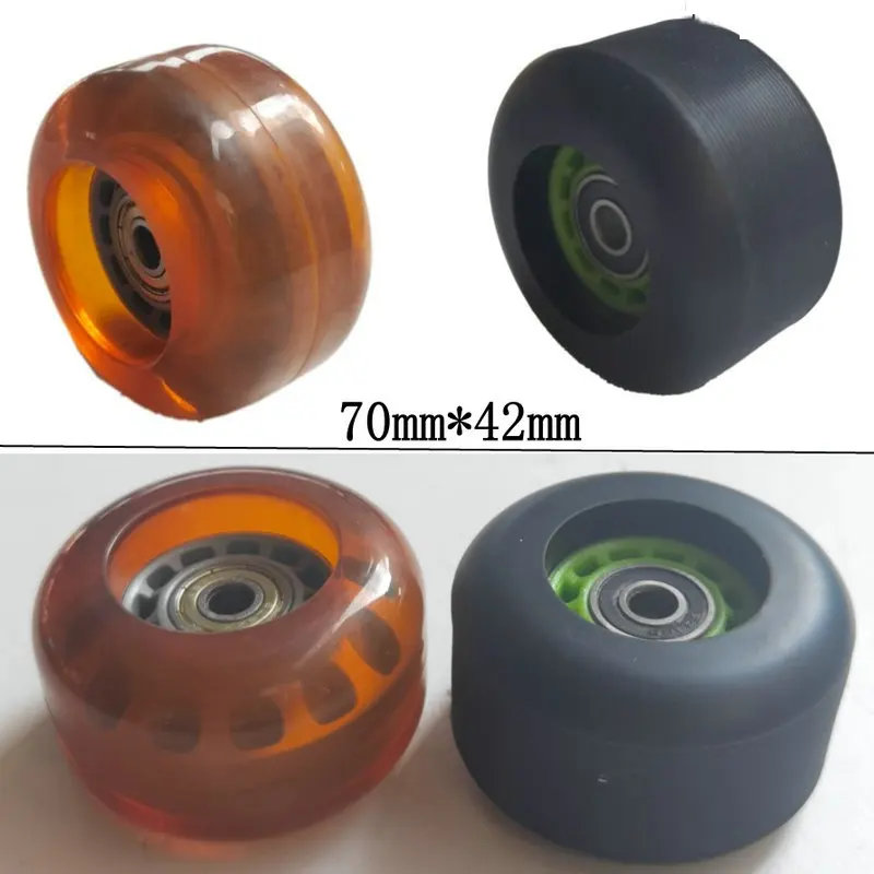 Drift Board High Elastic Wheel Skateboard Wheel Wear-resistant Silent Wheel Drift Board Skateboard Wheel 70*42mm Surfboard Wheel