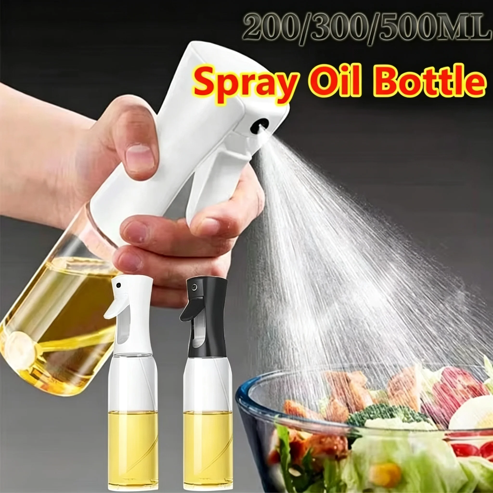 Spray de óleo garrafa churrasco cozinhar pulverizador de azeite cozinha cozimento spray de azeite garrafa de azeitona fitness churrasco spray dispensador de óleo