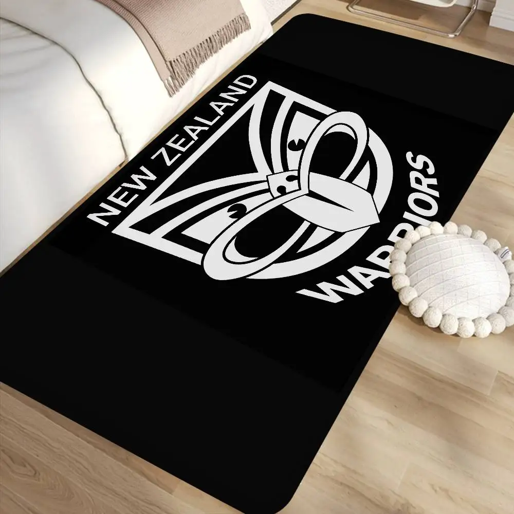 

New Zealand Auckland Warriors Entrance Door Mat Washable Non-Slip Living Room Sofa Chairs Area Mat Kitchen Welcome Doormat