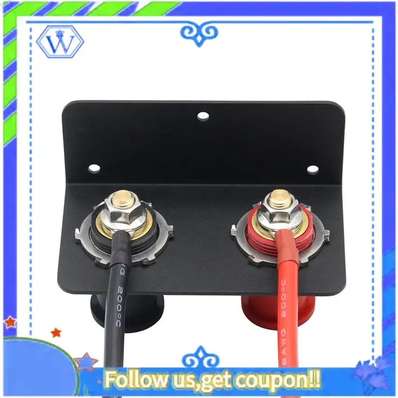 

M46K-250A 48V Battery Jumper Post Panel External Battery Jumper Blocks For ATV UTV RV Truck Battery Charging Post Kit Easy To Us